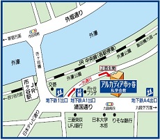 あるかでぃあ市ヶ谷の地図画像