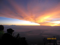 ご来光の写真